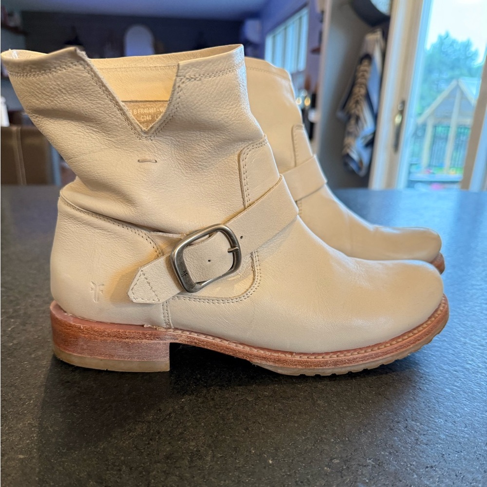 Frye Light Brown Leather Sole Boots